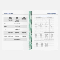Agenda A5 2026-2027 - Tissu Corail