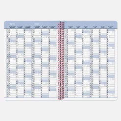 Agenda A5 2026-2027 - Tissu Marine