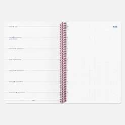Agenda A5 2026-2027 - Tissu Marine