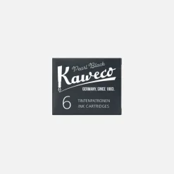 Boite 6 cartouches Pearl Black Kaweco