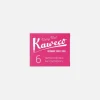 Boite 6 cartouches Ruby Red Kaweco