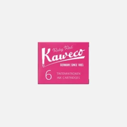Boite 6 cartouches Ruby Red Kaweco