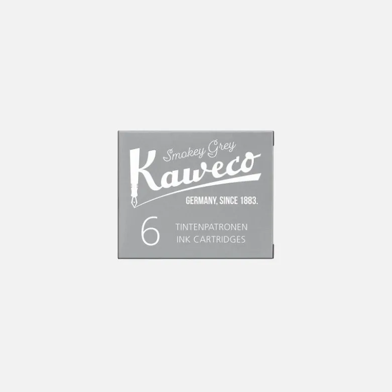 Boite 6 cartouches Smokey Grey Kaweco