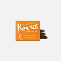 Boite 6 cartouches Sunrise Orange Kaweco