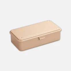 Boîte Japonaise en métal - Beige