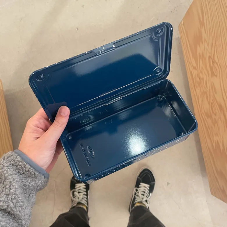 Boîte Japonaise en métal - Indigo