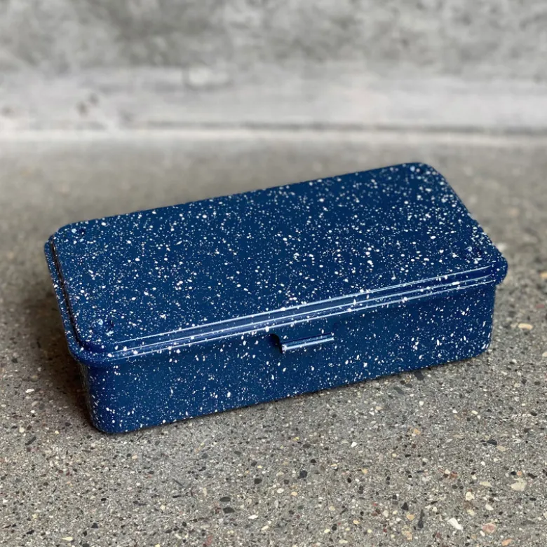 Boîte Japonaise en métal - Indigo