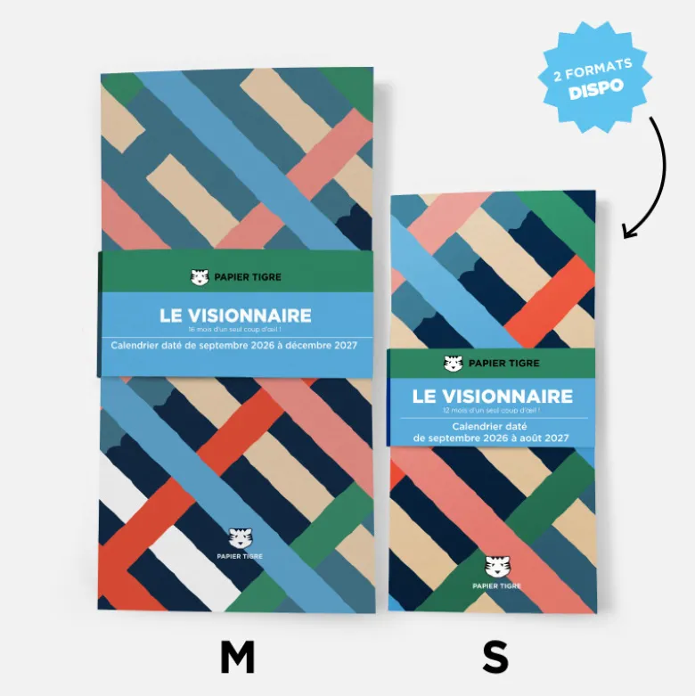 Calendrier Visionnaire M 2026-2027 (16 mois) - Dash