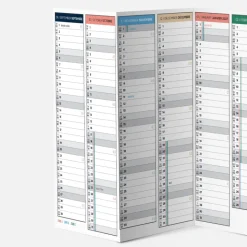 Calendrier Visionnaire M 2026-2027 (16 mois) - Dash