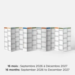 Calendrier Visionnaire M 2026-2027 (16 mois) - Mirage