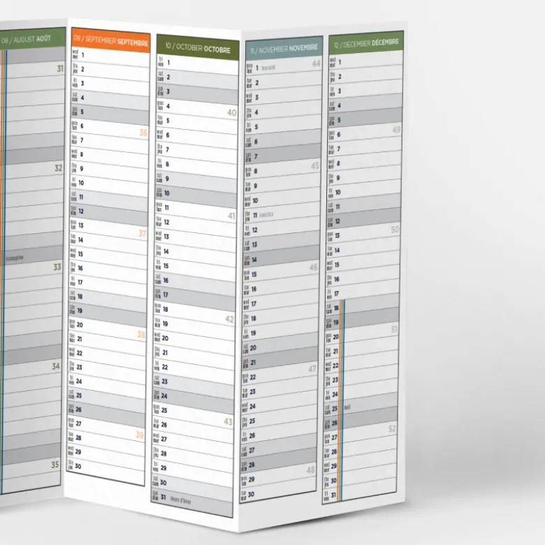 Calendrier Visionnaire M 2026-2027 (16 mois) - Mirage