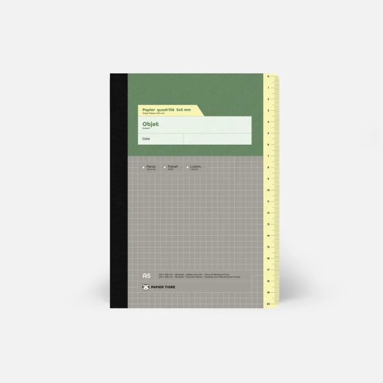 Carnet A5 - Admin Quadrillé