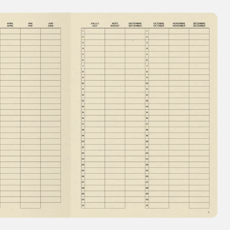 Carnet A5 - Admin Quadrillé