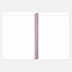 Carnet A5 - Carrelé Rose (configurable)