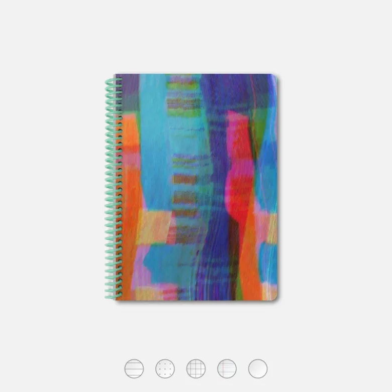 Carnet A5 - Glitch (configurable)