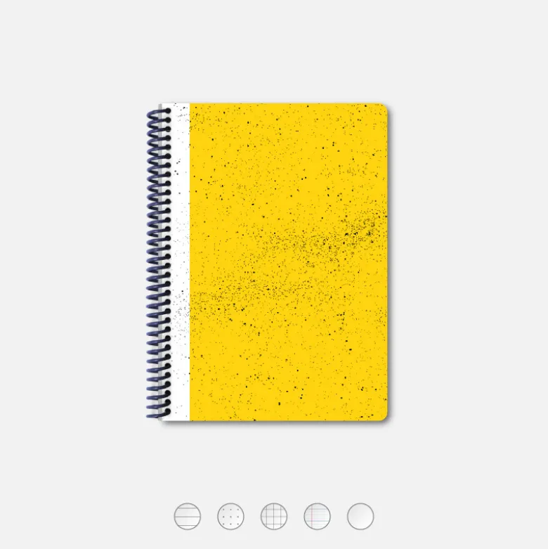 Carnet A5 - Hubble jaune (configurable)