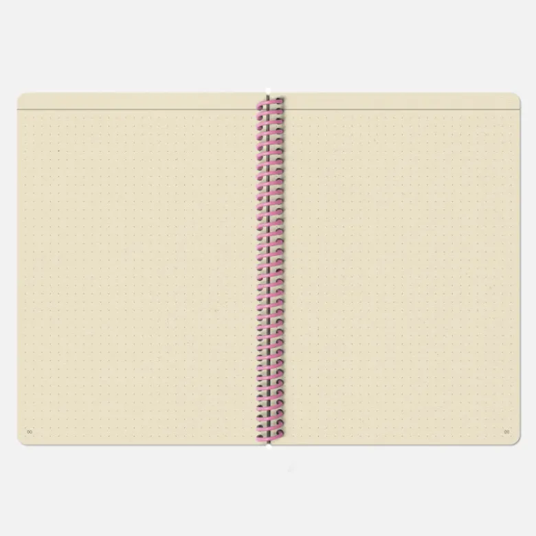 Carnet A5 - Hubble rose (configurable)