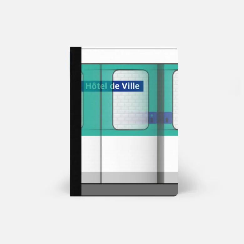Carnet A5 - Rame du métro