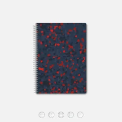 Carnet A5 - Terrazzo Nuit (configurable)