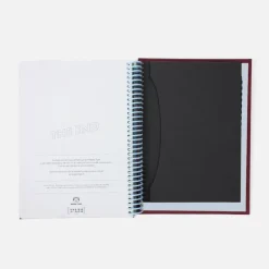 Carnet A5 Tissu - Bordeaux (configurable)