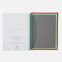 Carnet A5 Tissu - Corail (configurable)