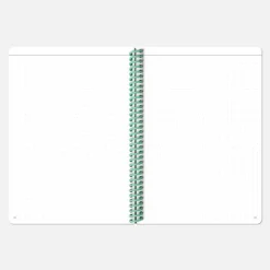 Carnet A5 Tissu - Corail (configurable)