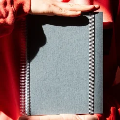 Carnet A5 Tissu - Jean (configurable)