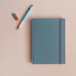 Carnet A5 Tissu - Jean (configurable)