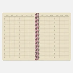 Carnet A5 Tissu - Marine (configurable)