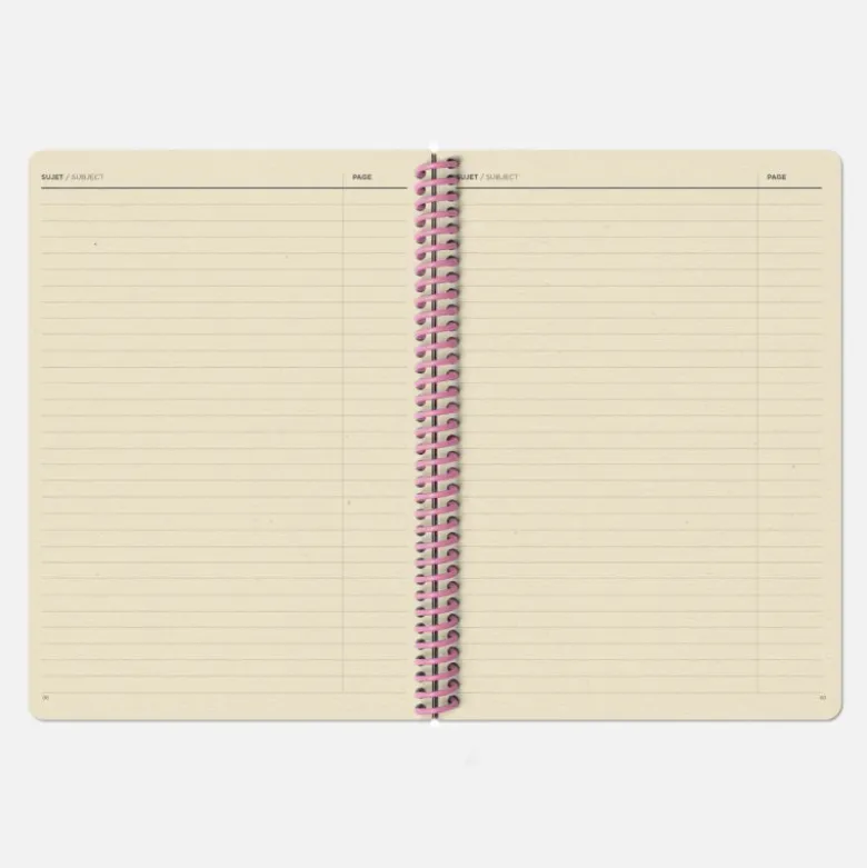 Carnet A5 Tissu - Marine (configurable)