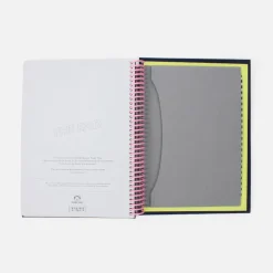 Carnet A5 Tissu - Marine (configurable)