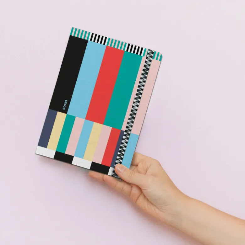 Carnet A5 toilé - Rubans