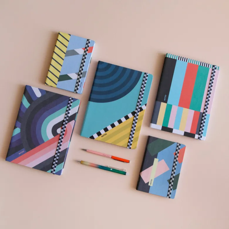 Carnet A5 toilé - Rubans
