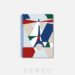 Carnet A5 - Tour de Paris Bleue (configurable)