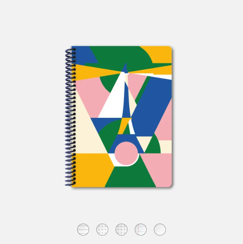 Carnet A5 - Tour de Paris Rose (configurable)