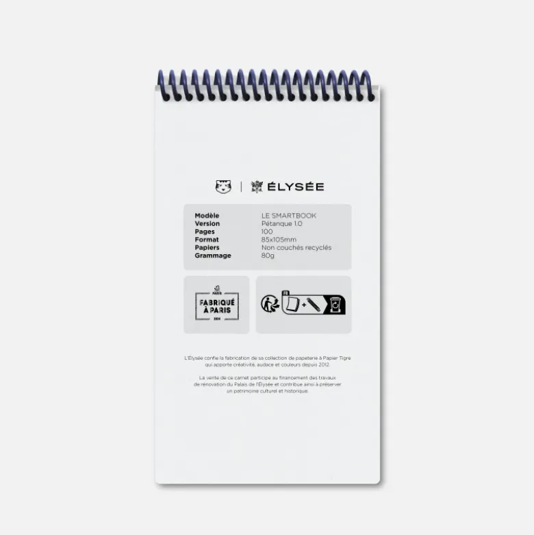 Carnet de Pétanque Élysée