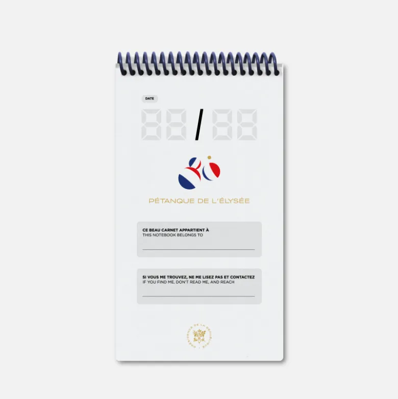 Carnet de Pétanque Élysée
