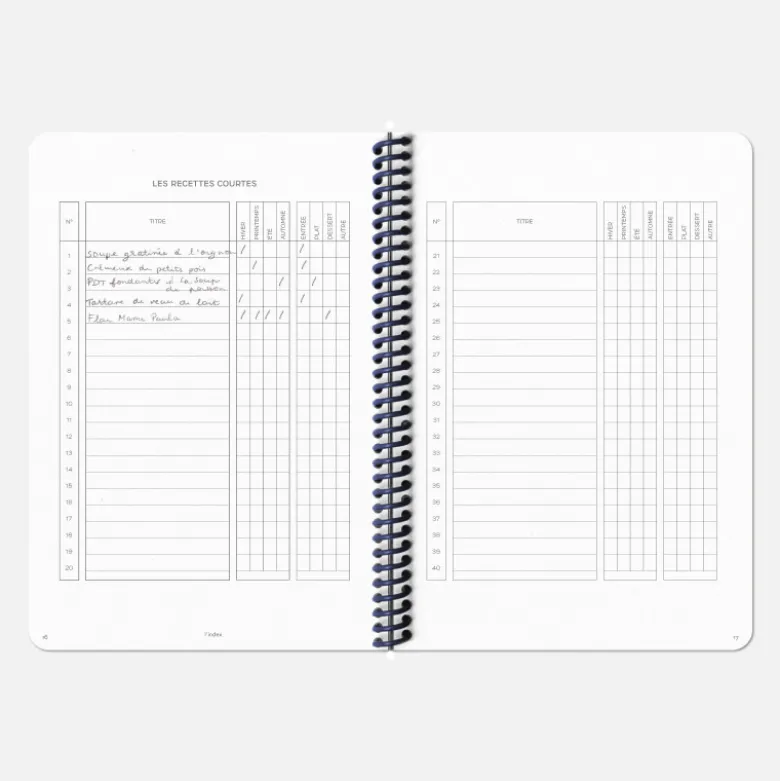 Carnet de Recettes - Élysée