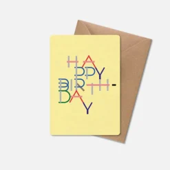 Carte A5 - Happy Birthday