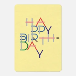 Carte A5 - Happy Birthday