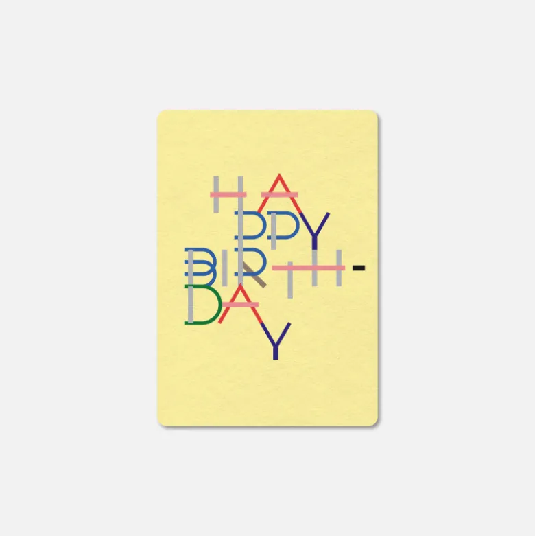 Carte A5 - Happy Birthday