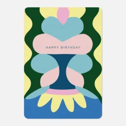 Carte A6 - Happy Birthday Ice