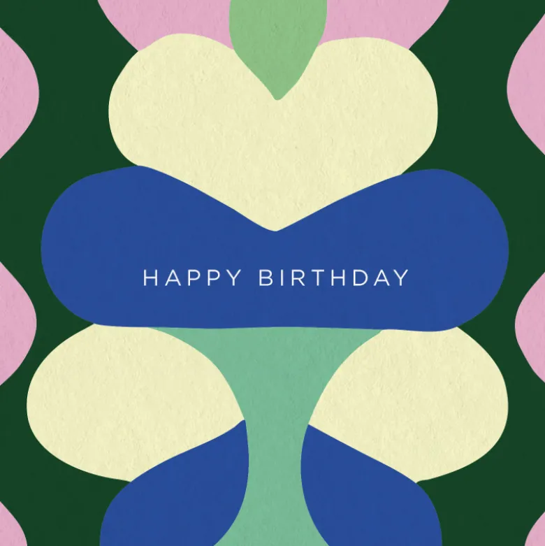 Carte A5 - Happy Birthday Ice