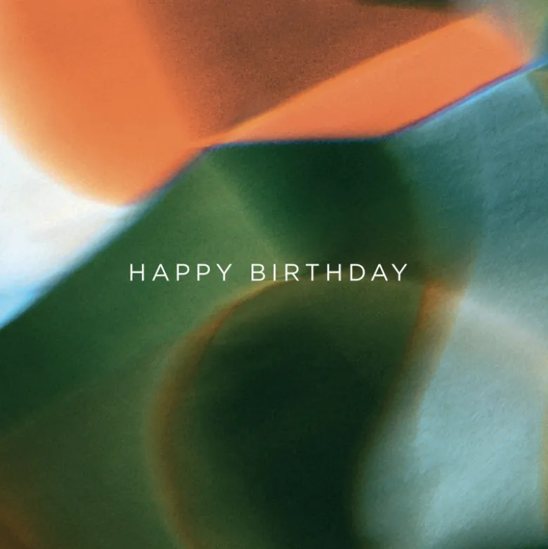 Carte A5 - Happy Birthday Mirage