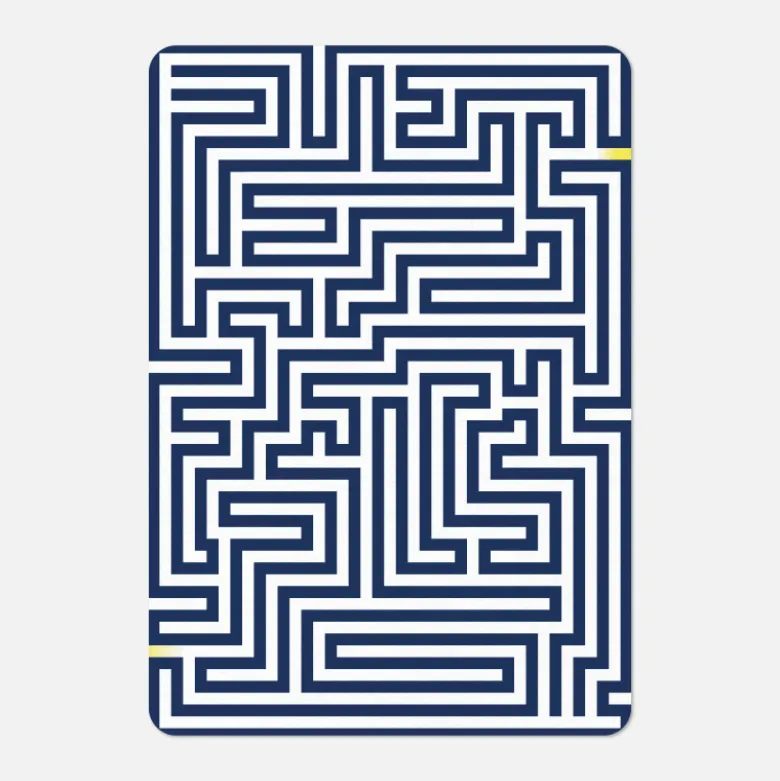 Carte A6 - Labyrinthe