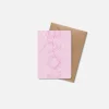 Carte A6 - Love Circuit Rose