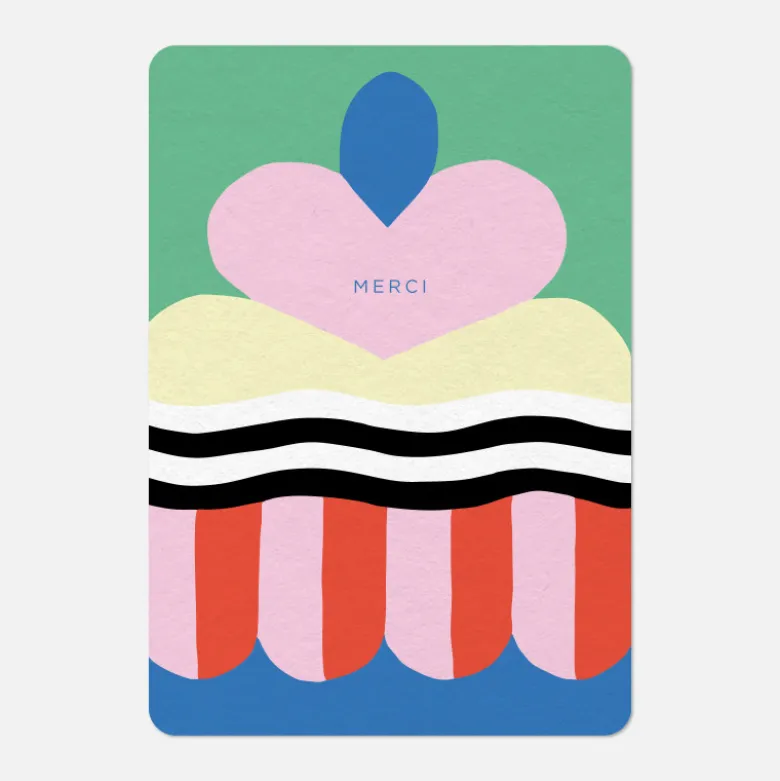 Carte A6 - Merci Ice