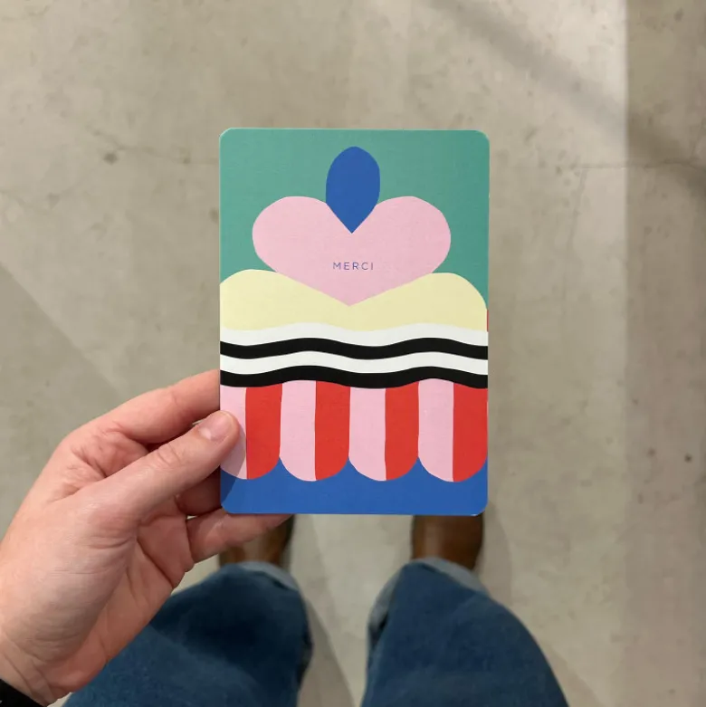 Carte A6 - Merci Ice