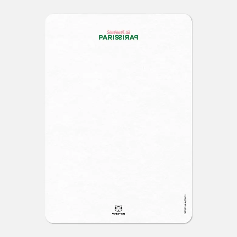 Carte A6 - ParisParis Rose