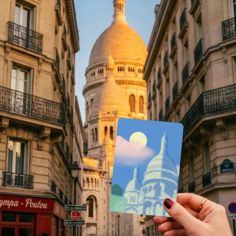 Carte A6 - Sacré Coeur